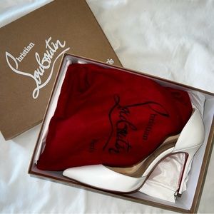 Christian Louboutin Iriza 100 White pump